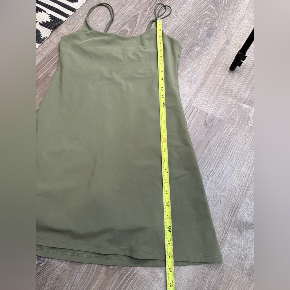 Abercrombie Traveler Mini Active Dress | XS | Built-In Shorts | Green - Picture 7 of 13